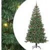 Image de Vidaxl sapin avec 300 led avec support vert 240 cm pvc