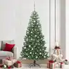 Image de Sapin De Noël Avec 300 Led Avec Support Vert 240 Cm Pvc Vidaxl