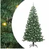 Image de Vidaxl sapin avec 300 led avec support vert 240 cm pvc