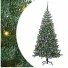 Image de Vidaxl sapin avec 300 led avec support vert 240 cm pvc