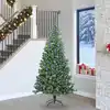 Image de Sapin De Noël Avec 300 Led Avec Support Vert 240 Cm Pvc Vidaxl