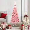 Image de Sapin De Noël Rose 120 Cm Pvc Vidaxl