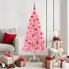Image de Sapin De Noël Avec 150 Led Avec Support Rose 150 Cm Pvc Vidaxl