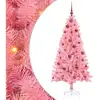 Image de Vidaxl sapin avec 150 led avec support rose 150 cm pvc