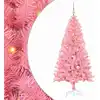 Image de Sapin De Noël Avec 150 Led Avec Support Rose 150 Cm Pvc Vidaxl