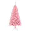 Image de Vidaxl sapin avec 150 led avec support rose 150 cm pvc