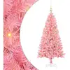 Image de Vidaxl sapin avec 150 led avec support rose 150 cm pvc