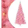 Image de Vidaxl sapin avec 300 led avec support rose 180 cm pvc