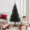 Image de Sapin De Noël Avec 150 Led Avec Support Noir 150 Cm Pvc Vidaxl