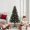 Image de Sapin De Noël Avec 150 Led Avec Support Noir 150 Cm Pvc Vidaxl
