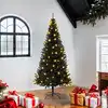 Image de Sapin De Noël Noir 180 Cm Pvc Vidaxl