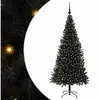 Image de Vidaxl sapin avec 300 led avec support noir 180 cm pvc