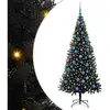 Image de Vidaxl sapin avec 300 led avec support noir 180 cm pvc