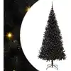 Image de Sapin De Noël Avec 300 Led Avec Support Noir 210 Cm Pvc Vidaxl