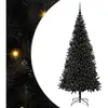 Image de Vidaxl sapin avec 300 led avec support noir 210 cm pvc