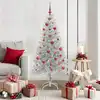 Image de Sapin De Noël Argent 150 Cm Pet Vidaxl