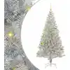 Image de Sapin De Noël Avec 150 Led Avec Support Argent 150 Cm Pet Vidaxl