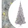 Image de Sapin De Noël Avec 300 Led Avec Support Argent 180 Cm Pet Vidaxl