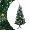 Image de Vidaxl sapin artificiel pré-éclairé vert 150 cm pvc et métal