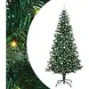 Image de Vidaxl sapin artificiel pré-éclairé vert 240 cm pvc et métal