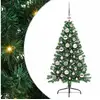 Image de Vidaxl sapin artificiel pré-éclairé vert 120 cm pvc