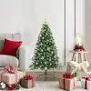 Image de Sapin De Noël Artificiel Pré-éclairé Vert 120 Cm Pvc Vidaxl