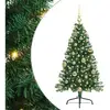 Image de Vidaxl sapin artificiel pré-éclairé vert 120 cm pvc