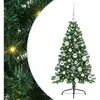 Image de Vidaxl sapin artificiel pré-éclairé vert 120 cm pvc