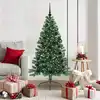 Image de Sapin De Noël Artificiel Pré-éclairé Vert 150 Cm Pvc Vidaxl