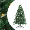 Image de Vidaxl sapin artificiel pré-éclairé vert 150 cm pvc