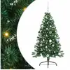 Image de Vidaxl sapin artificiel pré-éclairé vert 150 cm pvc