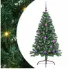 Image de Vidaxl sapin artificiel pré-éclairé vert 150 cm pvc
