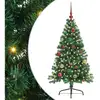 Image de Vidaxl sapin artificiel pré-éclairé vert 150 cm pvc