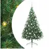 Image de Vidaxl sapin artificiel pré-éclairé vert 180 cm pvc