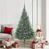Image de Sapin De Noël Artificiel Pré-éclairé Vert 180 Cm Pvc Vidaxl
