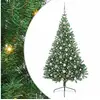 Image de Vidaxl sapin artificiel pré-éclairé vert 210 cm pvc