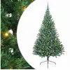 Image de Vidaxl sapin artificiel pré-éclairé vert 210 cm pvc