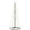 Image de Vidaxl arbre led avec 390 led blanc chaud 250 cm fer