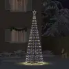 Image de Arbre De Noël Led Ekenas 400 Cm 800 Led Multicolore Acier Vidaxl