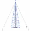 Image de Arbre De Noël Led Avec 800 Led Avec Support Bleu 400 Cm Fer Vidaxl