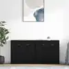 Image de Buffets 2 Pcs Chêne Noir 70 X 35,5 X 67,5 Cm Bois D'ingénierie Vidaxl