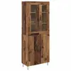 Image de Vidaxl haut armoire bois ancien 69,5 x 34 x 90 cm bois d'ingénierie