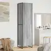 Image de Garde-robe Gris Sonoma 50 X 50 X 200 Cm Bois D'ingénierie Vidaxl