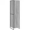 Image de Vidaxl garde-robe gris sonoma 50 x 50 x 200 cm bois d'ingénierie