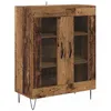 Image de Buffet moderne en bois dingénierie - vidaXL - 695x34x90 cm - Vieux bois - Rangement spacieux - 2 portes - Autoportant