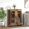 Image de Buffet Bois Ancien 69,5 X 34 X 90 Cm Bois D'ingénierie Vidaxl