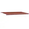 Image de Vidaxl auvent rétractable orange et marron 600 × 300 cm