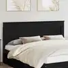 Image de Tête De Lit Chêne Noir 200 Cm Bois D'ingénierie Vidaxl