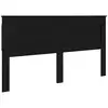 Image de Vidaxl tête de lit chêne noir 200 cm bois d'ingénierie