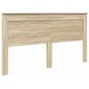 Image de Tête de lit moderne - vidaXL - Chêne Sonoma - Bois dingénierie - 203x7x100 cm - 1654 kg - Facile à nettoyer
